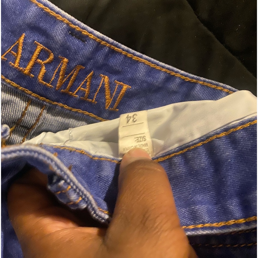 Armani size 34 men’s Jeans. Blue